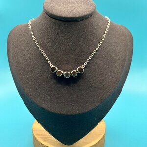 Stainless Steel Cube Necklace Waterproof Brand New 18 or 20 inches long